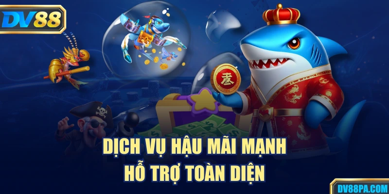 Dịch vụ hậu mãi mạnh, hỗ trợ toàn diện