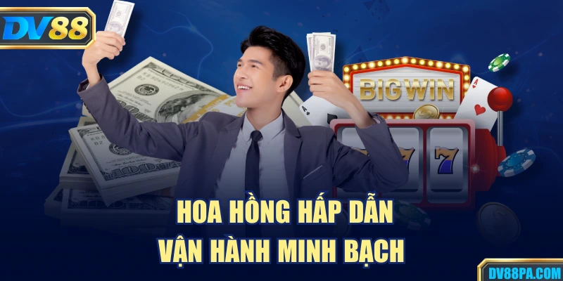   Hoa hồng hấp dẫn, vận hành minh bạch
