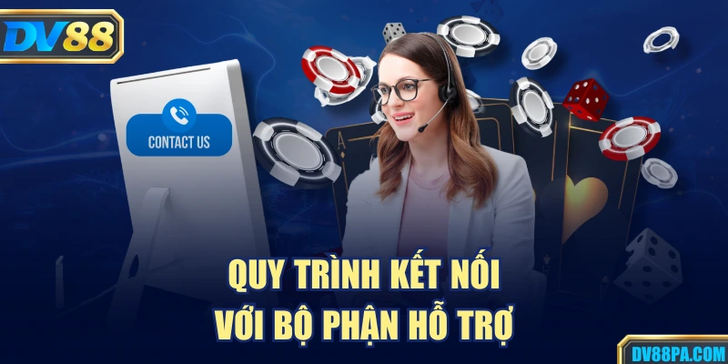 Quy trình kết nối với bộ phận hỗ trợ
